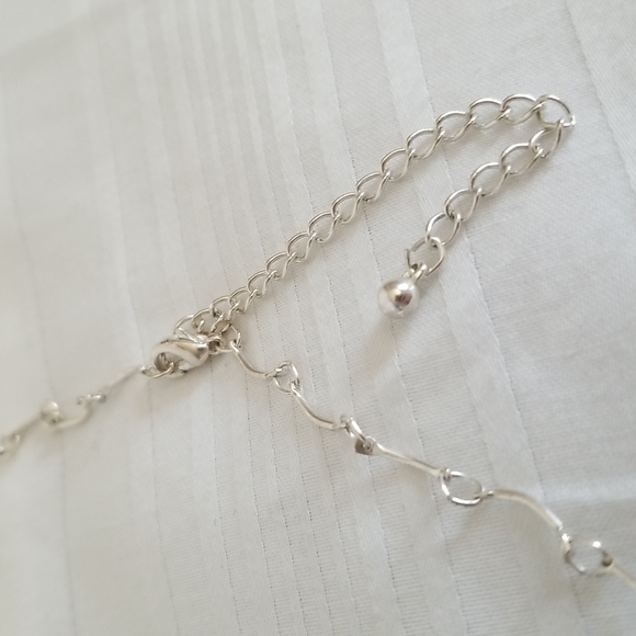 Silver Freshwater Pearl Necklace - Picture 4 of 5